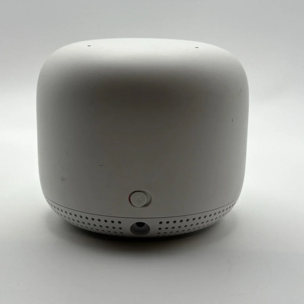 Google Nest Wi-Fi Point H2E Bluetooth Dual-Band Wi-Fi Extender & Smart Speaker
